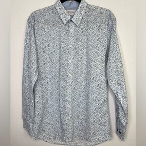 Duchamp London ditsy floral dress buttons down shirt